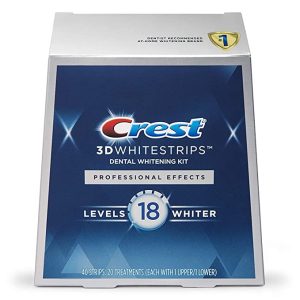 Crest 3D White Professional Effects Teeth Whitening Strips 20 Count