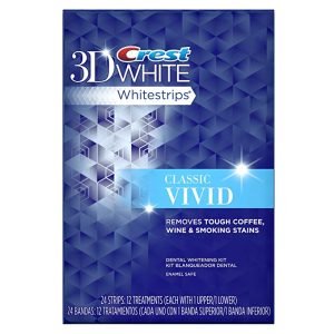 Crest 3d White Vivid Teeth Whitening Strips 12 Count