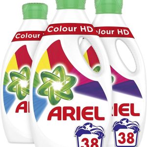 Ariel Washing Liquid Laundry Detergent Colour HD, 4 Litre, 28 Washes (3 x 1.33 L)