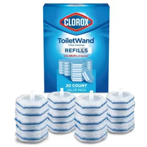 Clorox ToiletWand Disinfecting Refills, Disposable Wand Heads, 20 Count