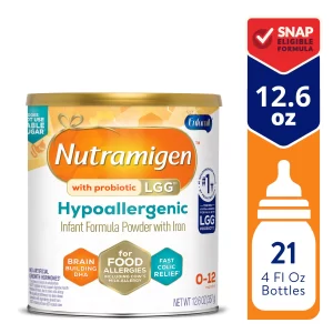 Nutramigen Hypoallergenic Infant Formula With Enflora LGG – Powder, 12.6 Oz Can