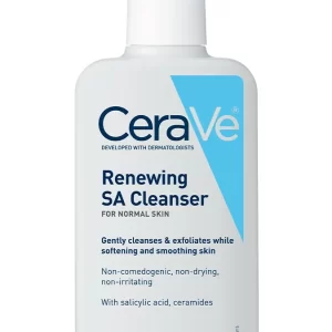 CeraVe Renewing SA Face Cleanser for Normal Skin, 8 oz.